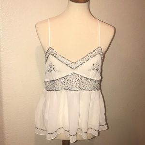 Beautiful sequence white blouse